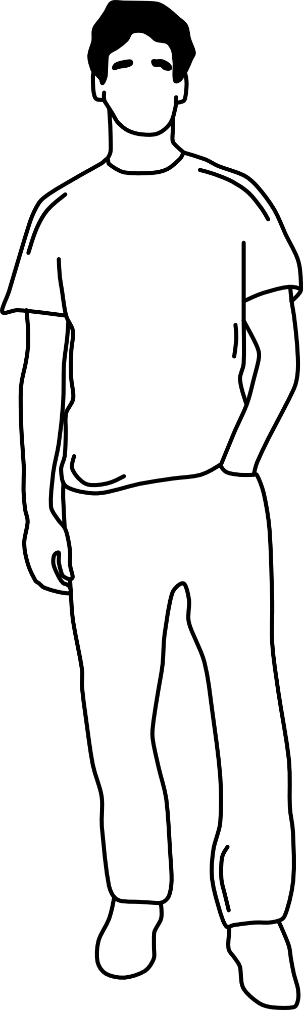 HUMAN STANDING FRONT 04