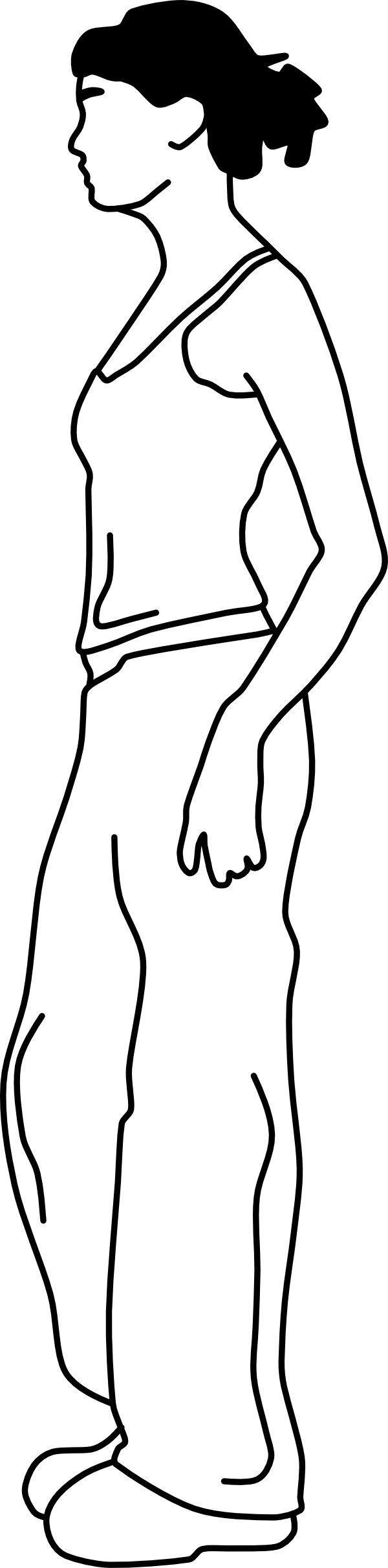 HUMAN STANDING SIDE 07