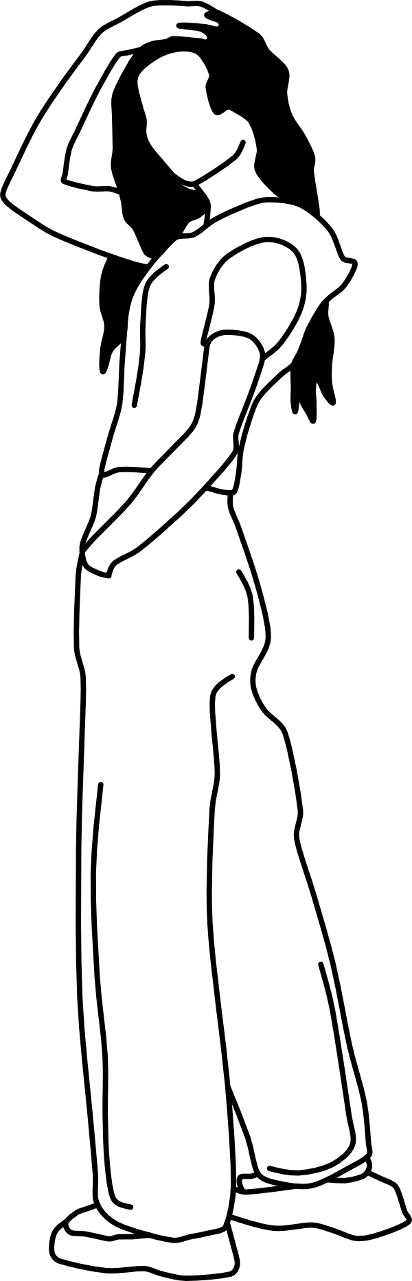 HUMAN STANDING SIDE 10