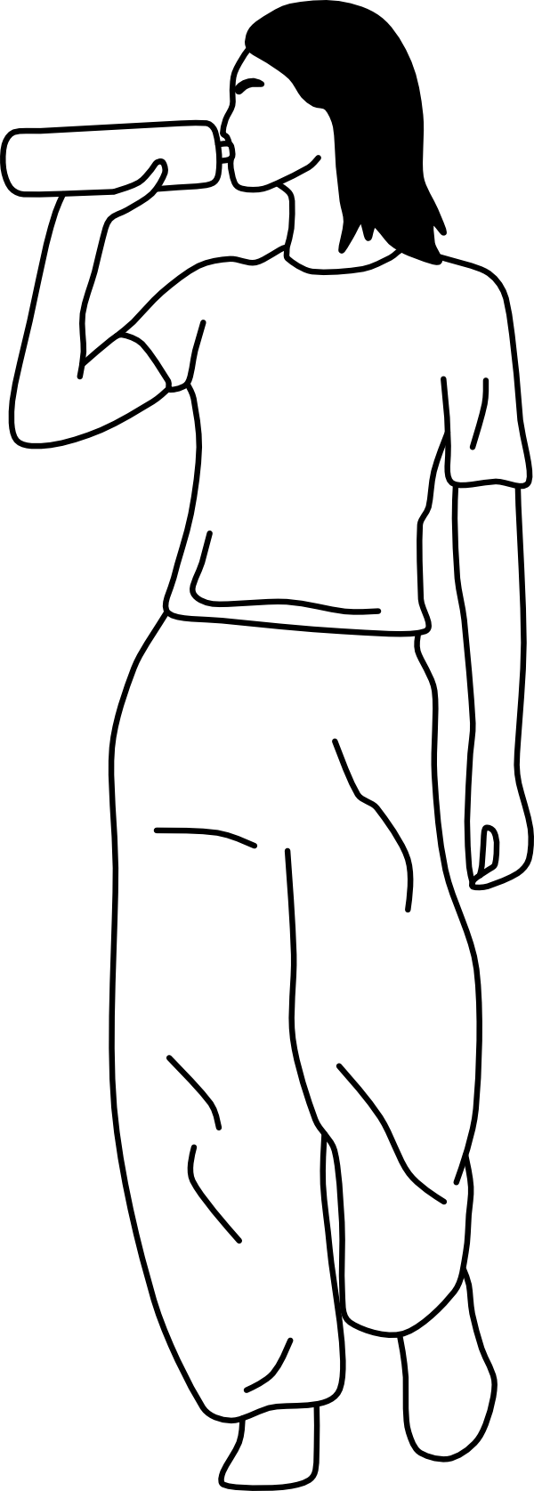 HUMAN WALKING FRONT 10